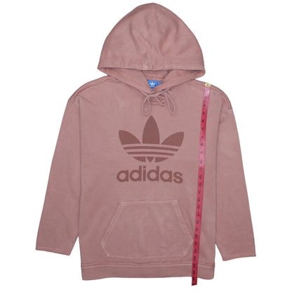 Womens UK Size 8 adidas Pink Pullover Hoodie