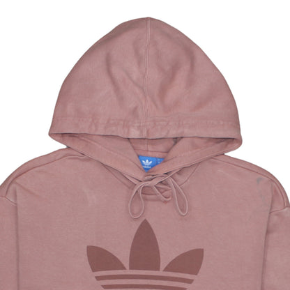 Womens UK Size 8 adidas Pink Pullover Hoodie