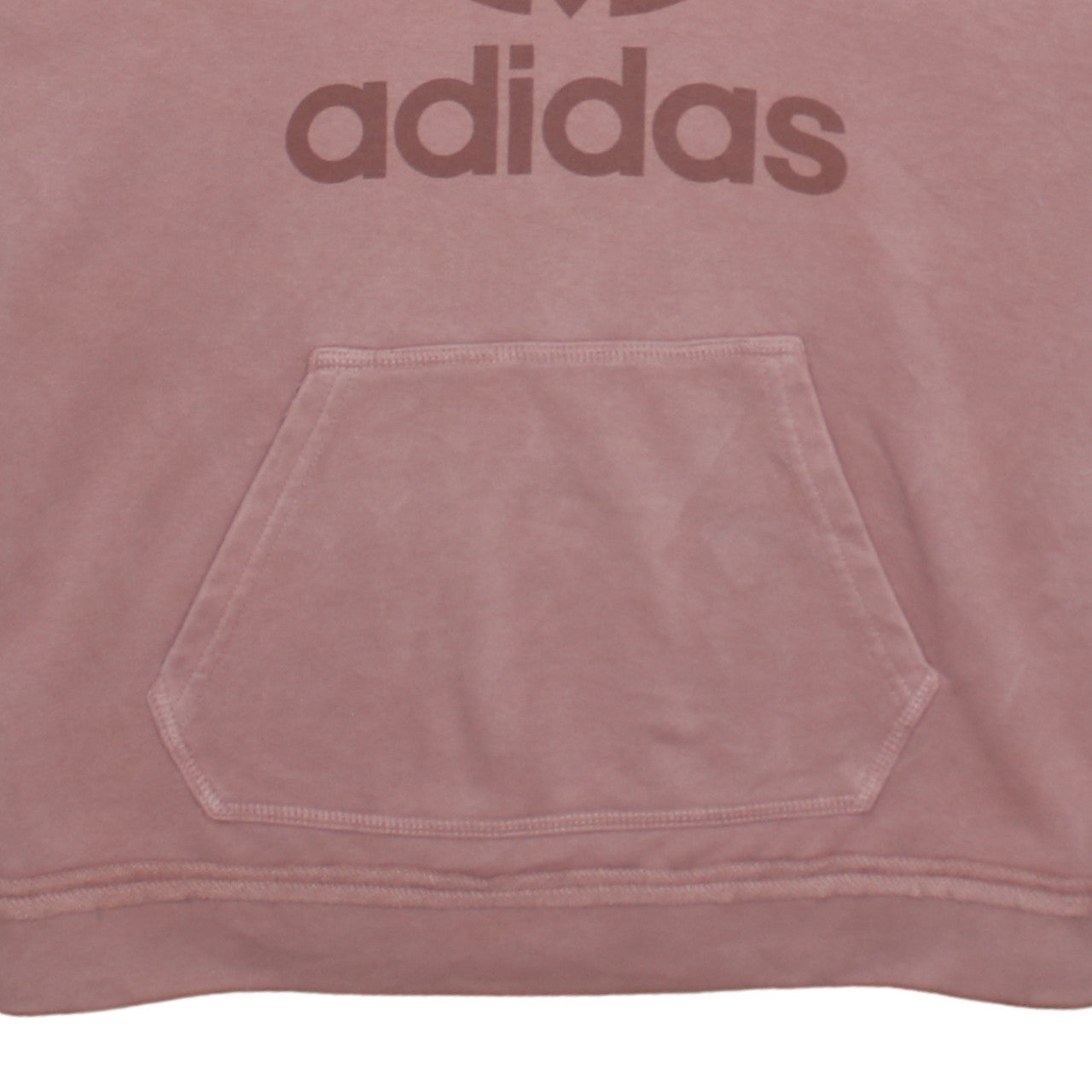 Womens UK Size 8 adidas Pink Pullover Hoodie