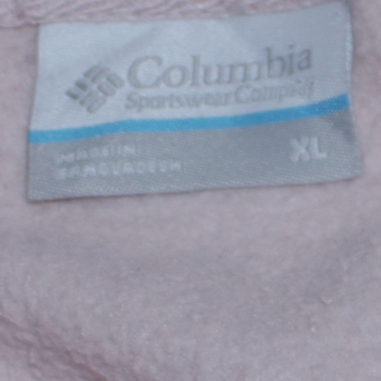 Womens UK Size XL Columbia Beige Pullover Hoodie