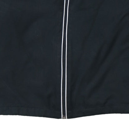 FILA Womens Black Windbreaker Jacket L Full Zip Sports Style