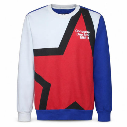 Mens UK Size S Converse Multicoloured Pullover Sweatshirt
