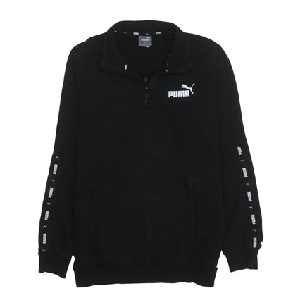Mens UK Size S PUMA Black Pullover Sweatshirt