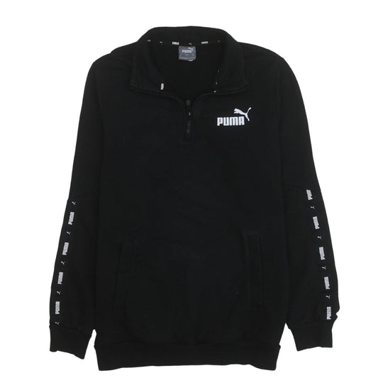 Mens UK Size S PUMA Black Pullover Sweatshirt