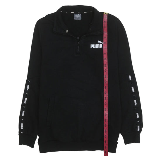 Mens UK Size S PUMA Black Pullover Sweatshirt