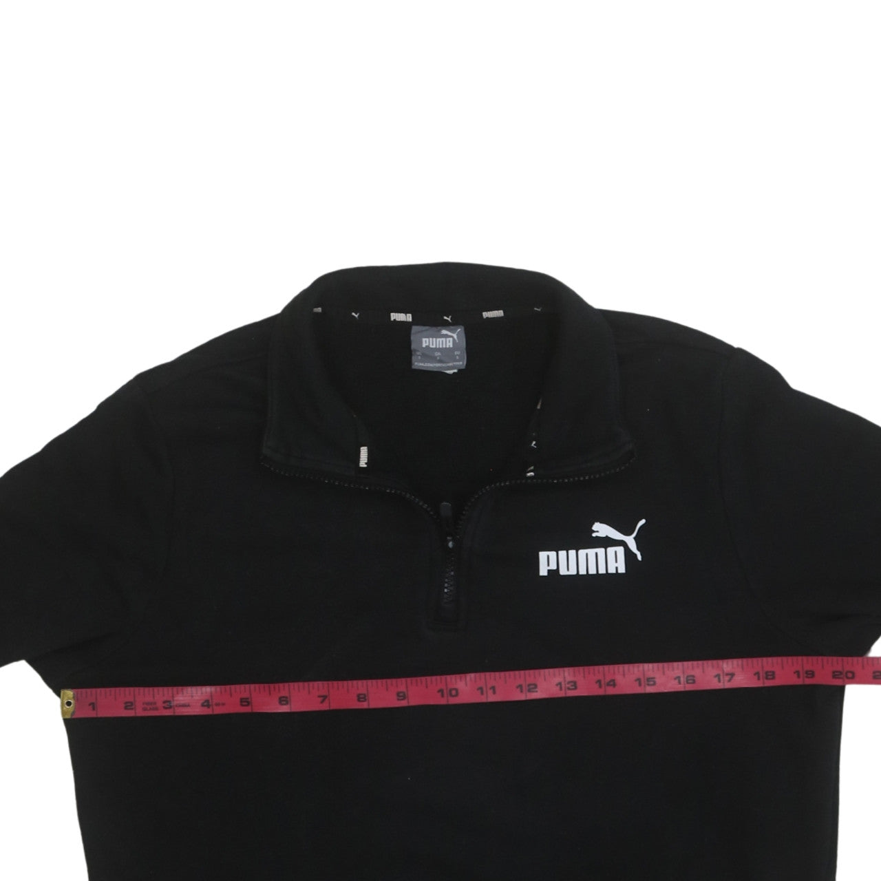 Mens UK Size S PUMA Black Pullover Sweatshirt