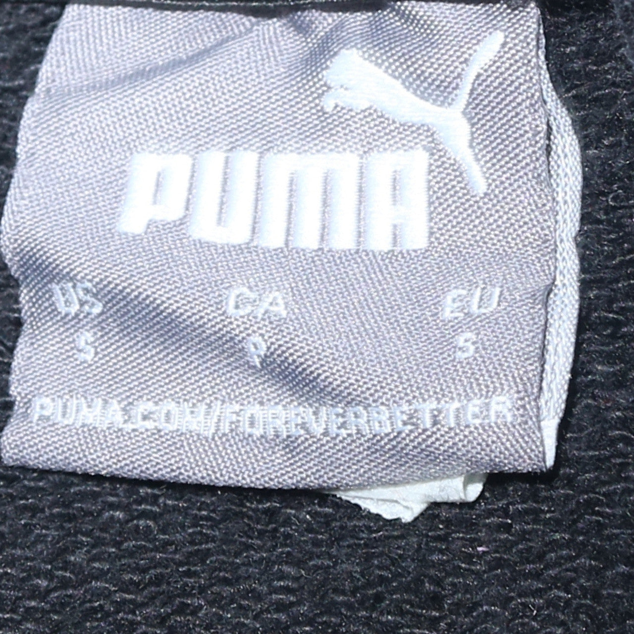 Mens UK Size S PUMA Black Pullover Sweatshirt