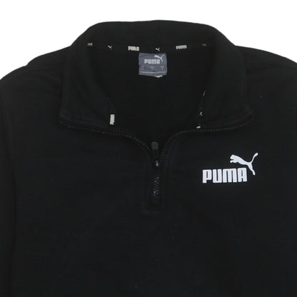 Mens UK Size S PUMA Black Pullover Sweatshirt