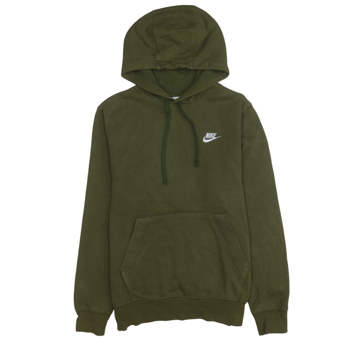 Mens UK Size S Nike Green Pullover Hoodie