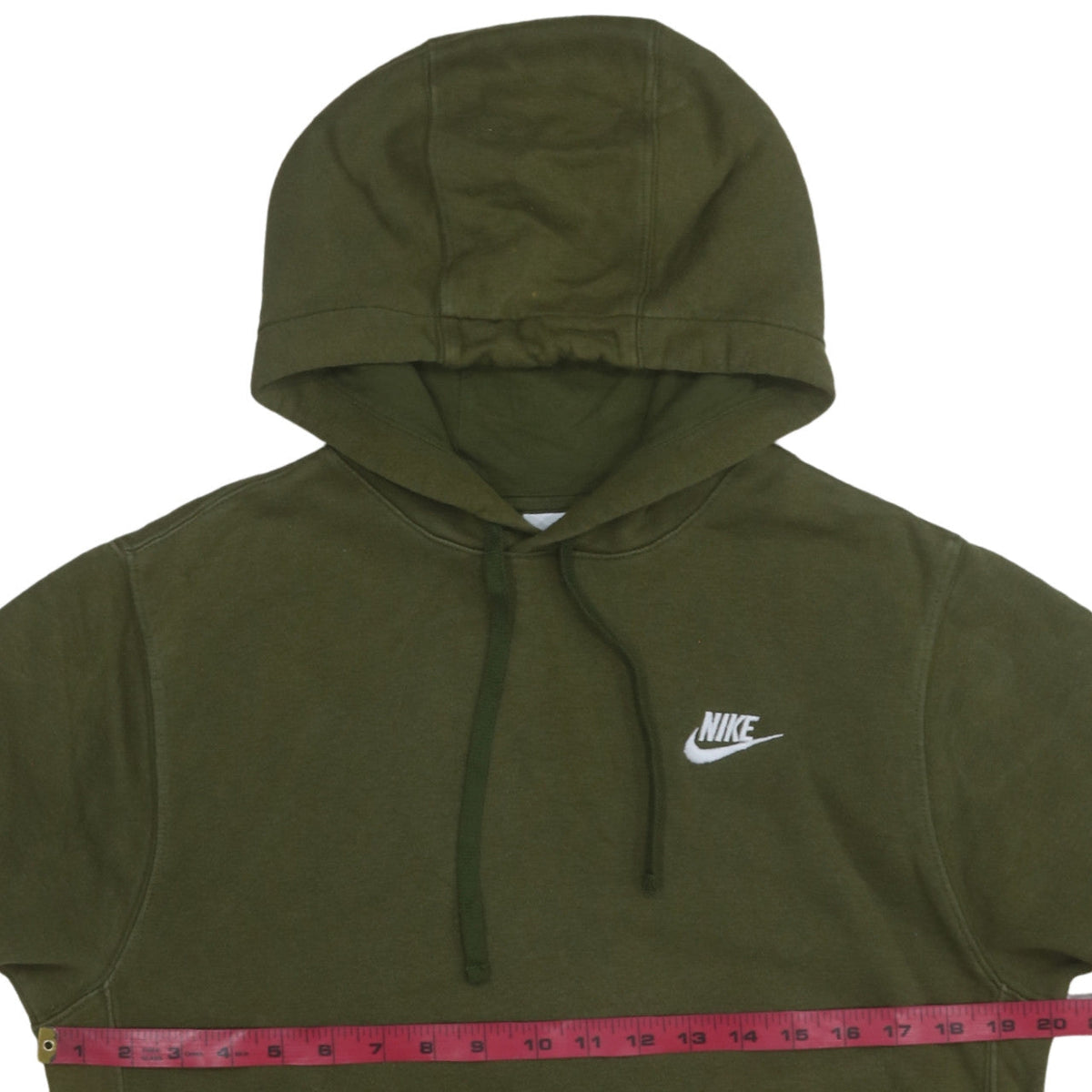 Mens UK Size S Nike Green Pullover Hoodie