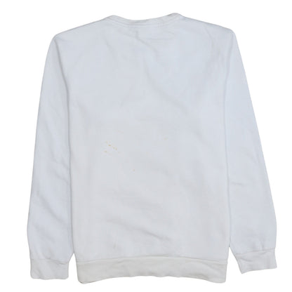 Mens UK Size M PUMA White Pullover Sweatshirt