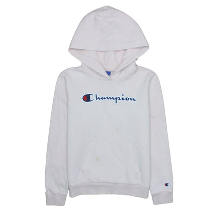Girls UK Size 13-14 Years Champion White Pullover Hoodie