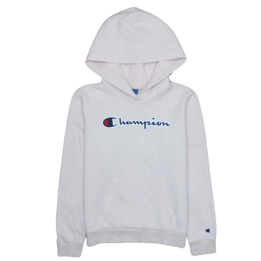 Girls UK Size 13-14 Years Champion White Pullover Hoodie