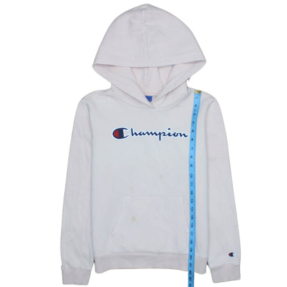 Girls UK Size 13-14 Years Champion White Pullover Hoodie