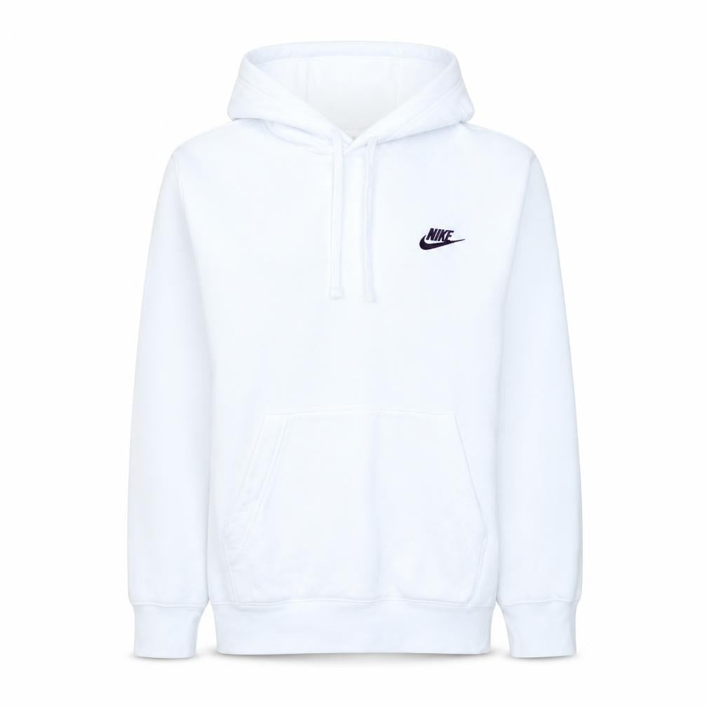 Mens UK Size XS Nike White Pullover Hoodie