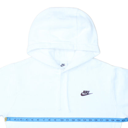 Mens UK Size XS Nike White Pullover Hoodie
