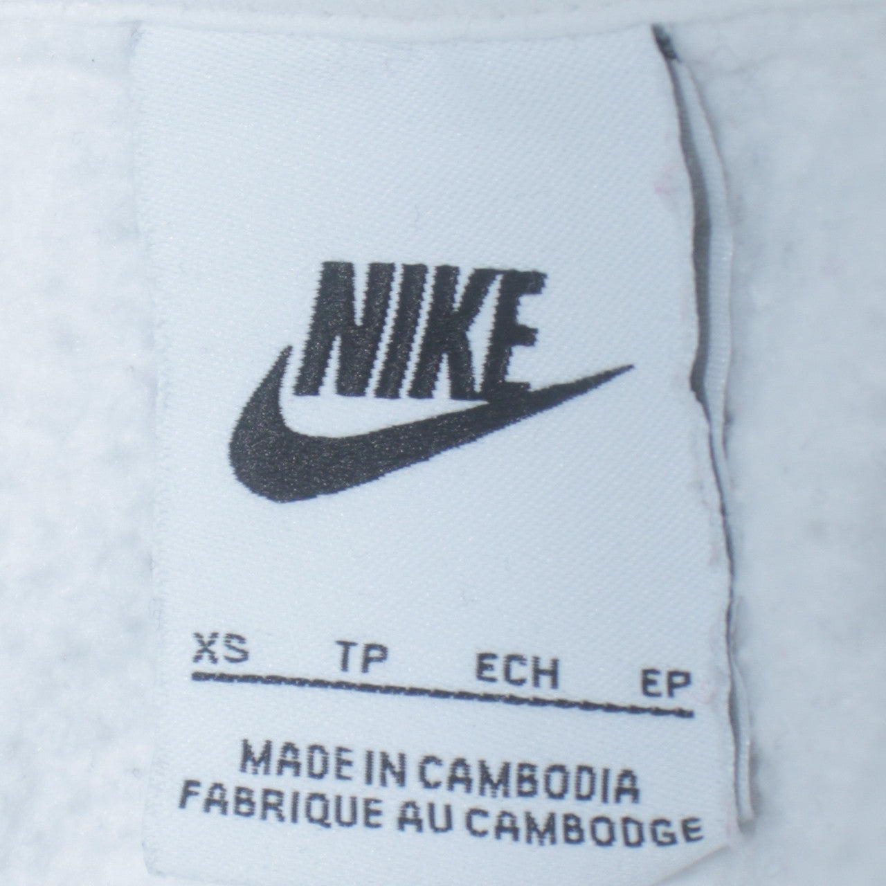 Mens UK Size XS Nike White Pullover Hoodie
