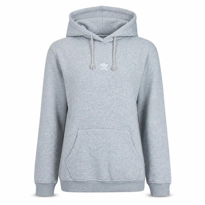 Womens UK Size 8 adidas Grey Pullover Hoodie