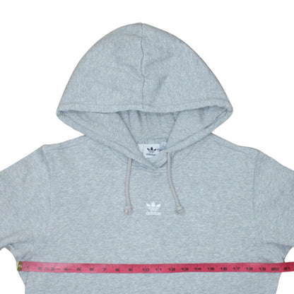 Womens UK Size 8 adidas Grey Pullover Hoodie
