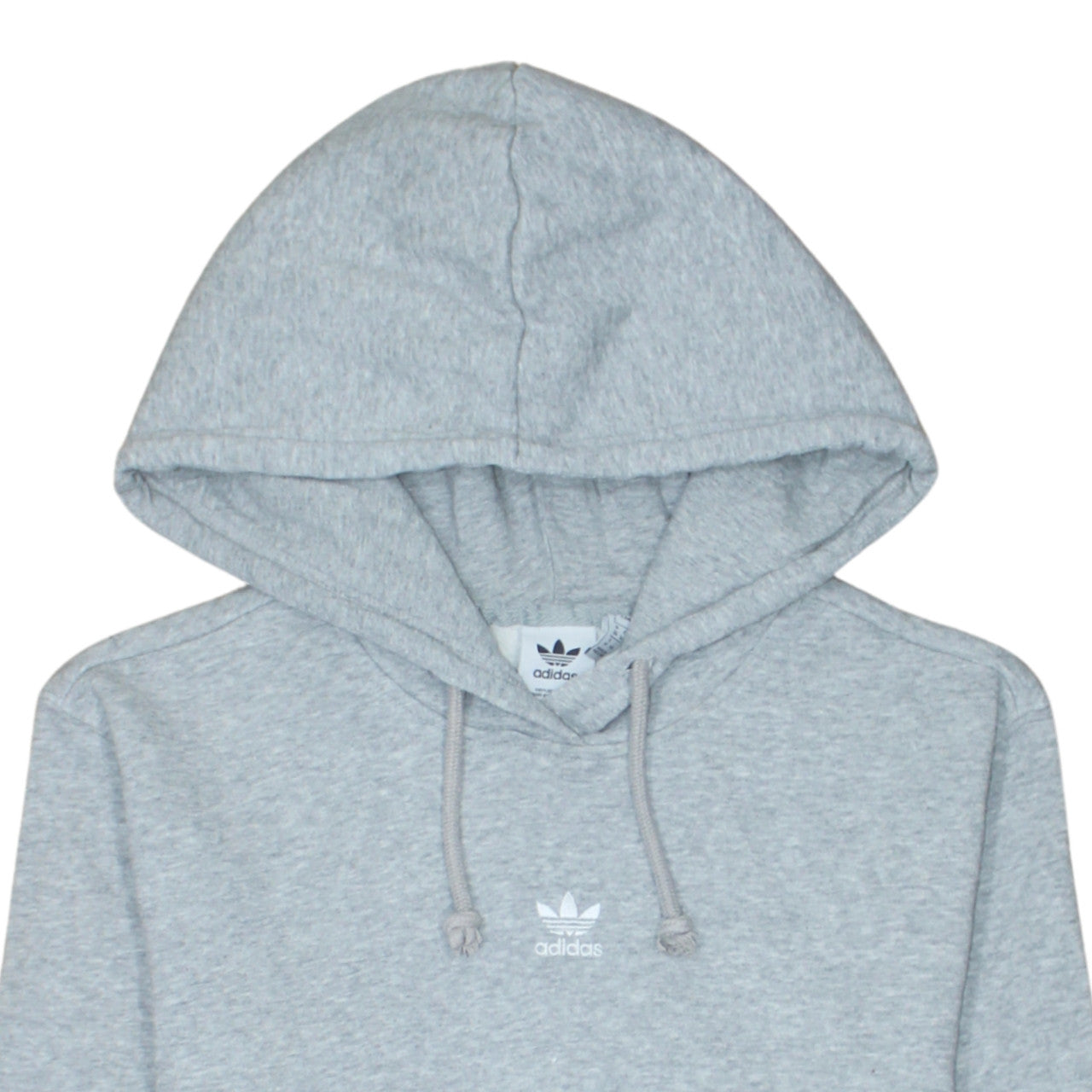 Womens UK Size 8 adidas Grey Pullover Hoodie