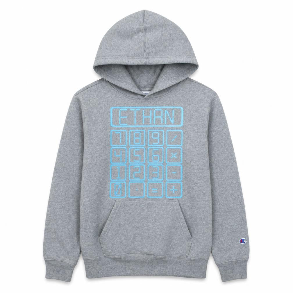 Teens UK Size L Champion Grey Pullover Hoodie