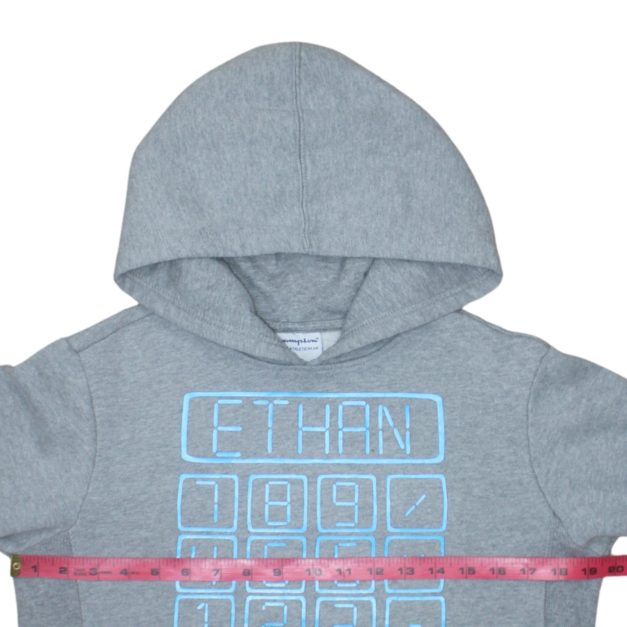 Teens UK Size L Champion Grey Pullover Hoodie