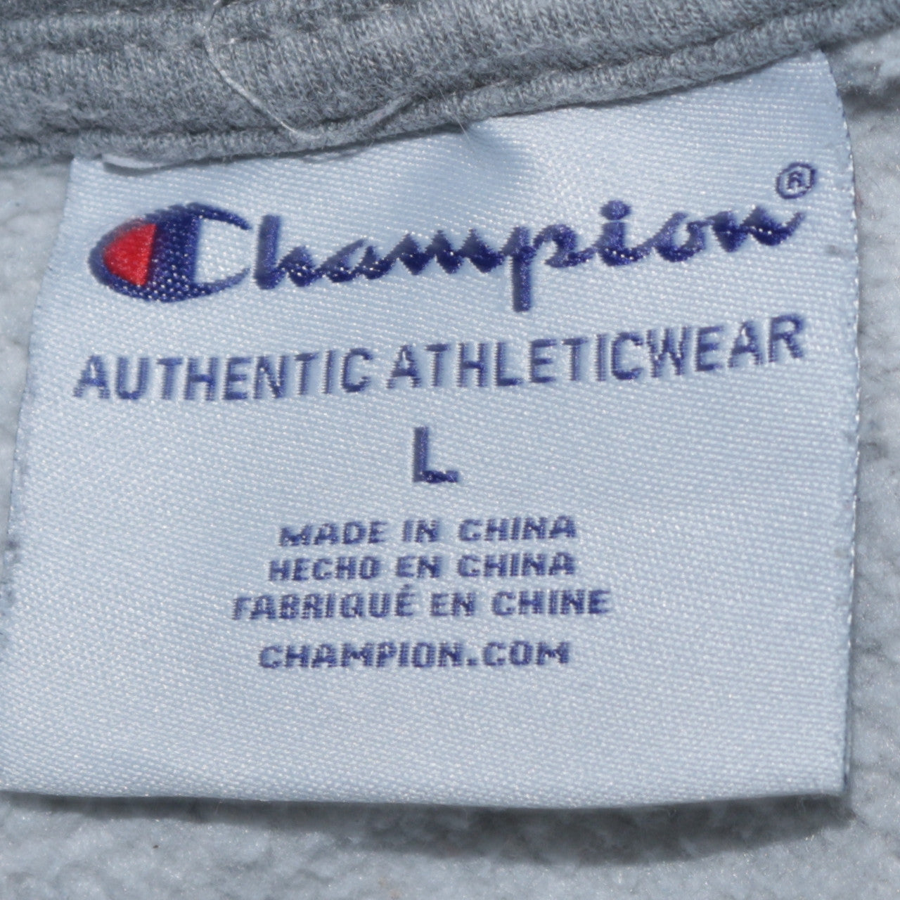 Teens UK Size L Champion Grey Pullover Hoodie