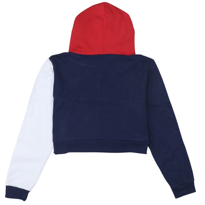 Womens UK Size L FILA Multicoloured Pullover Hoodie
