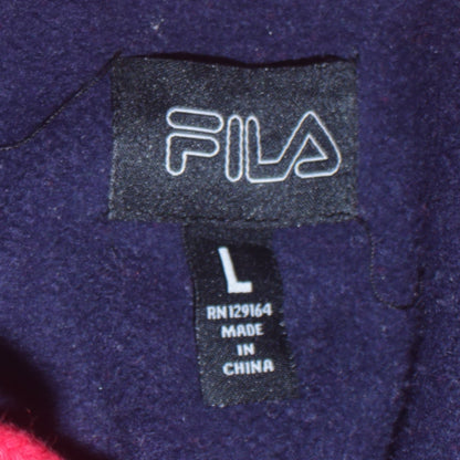 Womens UK Size L FILA Multicoloured Pullover Hoodie