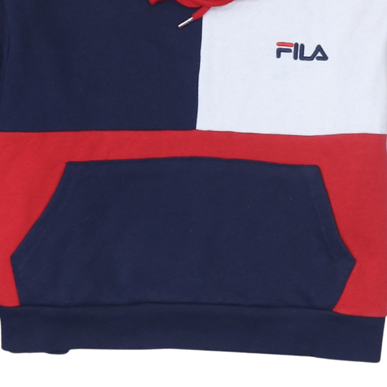 Womens UK Size L FILA Multicoloured Pullover Hoodie