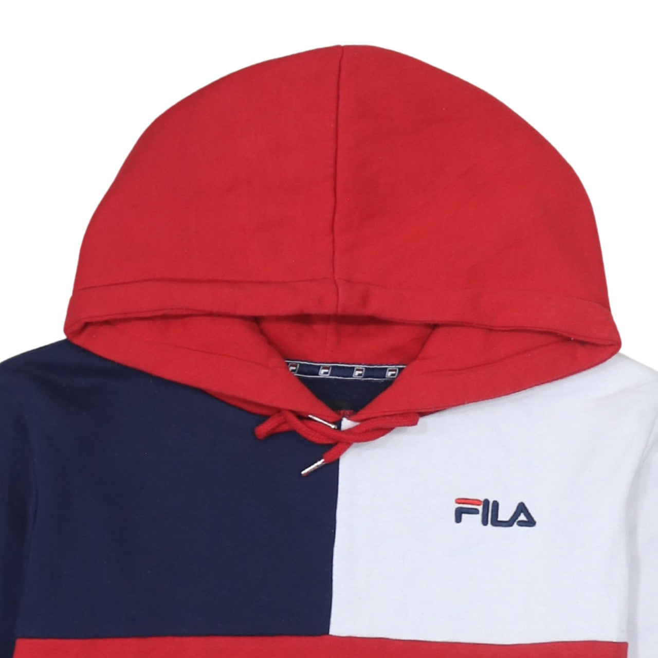 Womens UK Size L FILA Multicoloured Pullover Hoodie