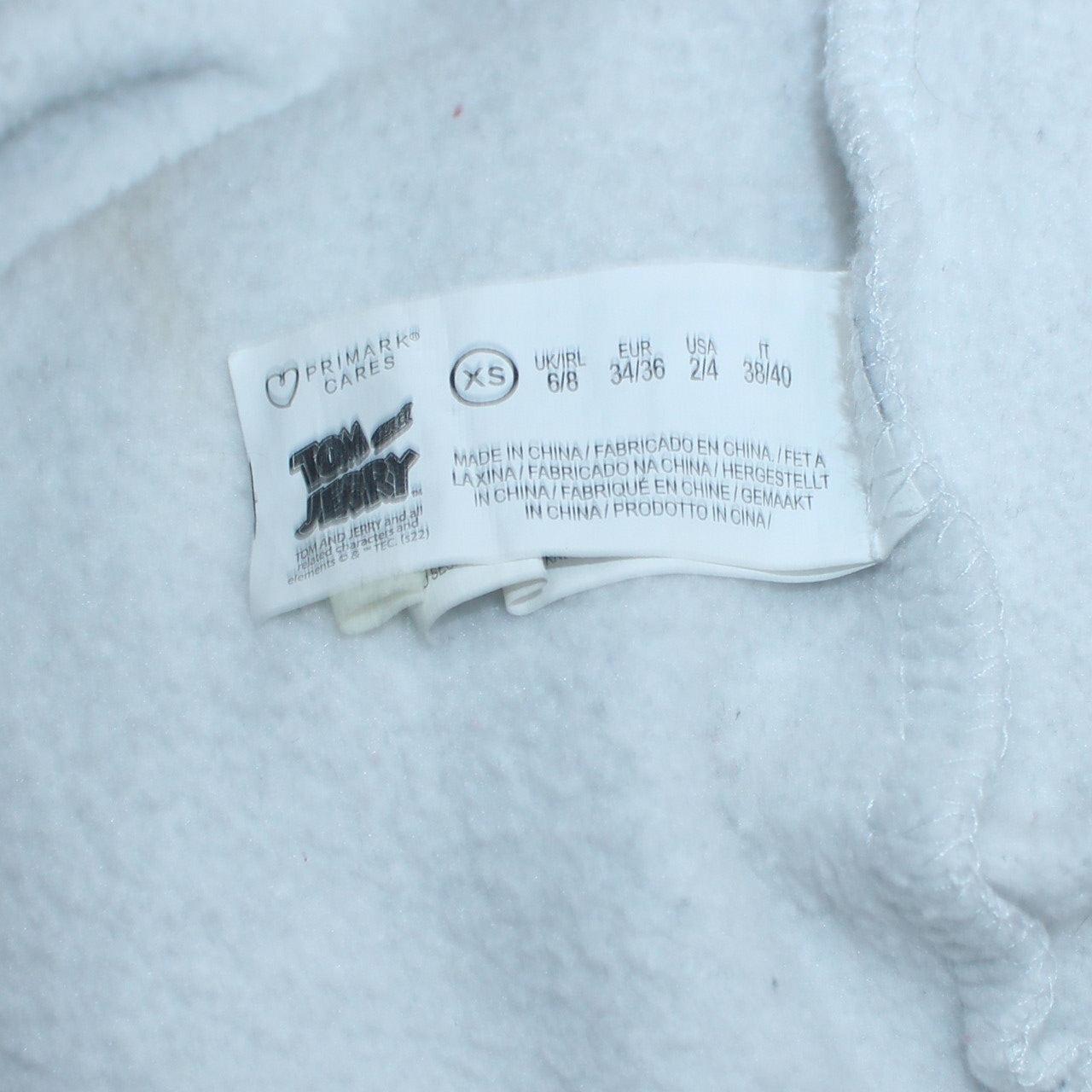 Womens UK Size XS Primark Grey Pullover Sweatshirt