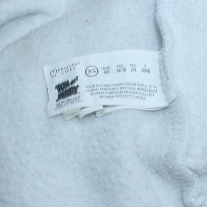Womens UK Size XS Primark Grey Pullover Sweatshirt