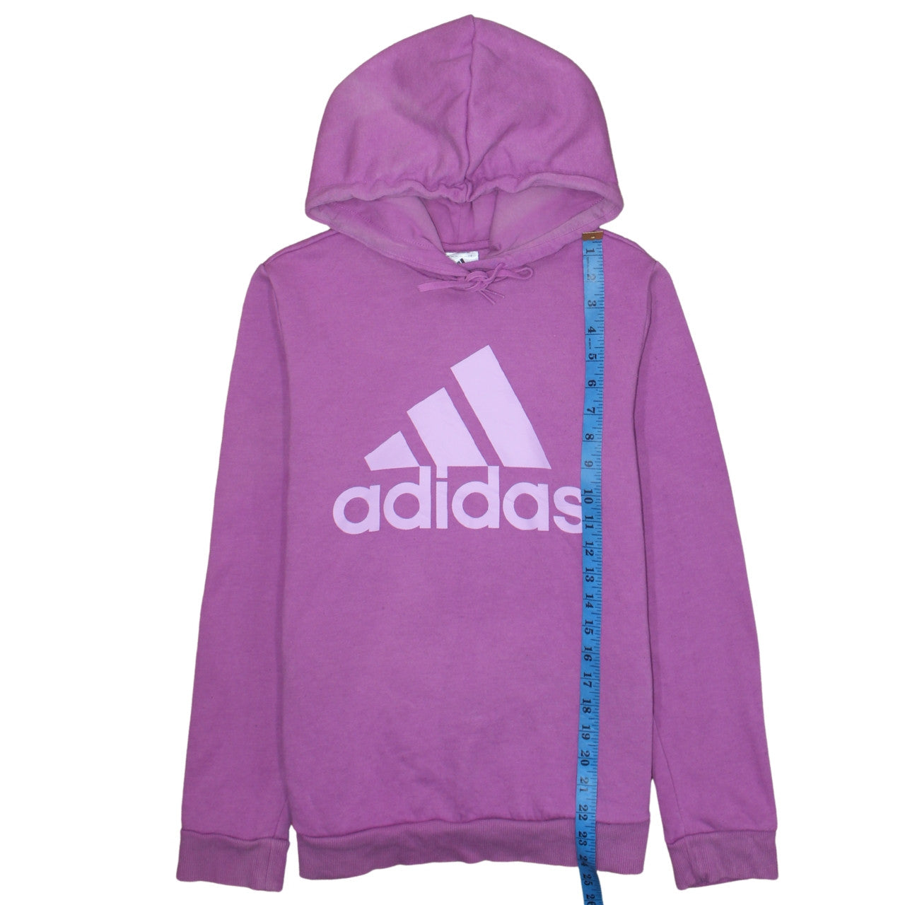 Womens UK Size 12-14 adidas Purple Pullover Hoodie