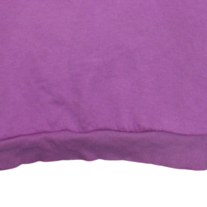Womens UK Size 12-14 adidas Purple Pullover Hoodie