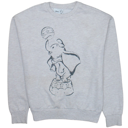 Womens UK Size 2XS Disney Grey Pullover Sweatshirt