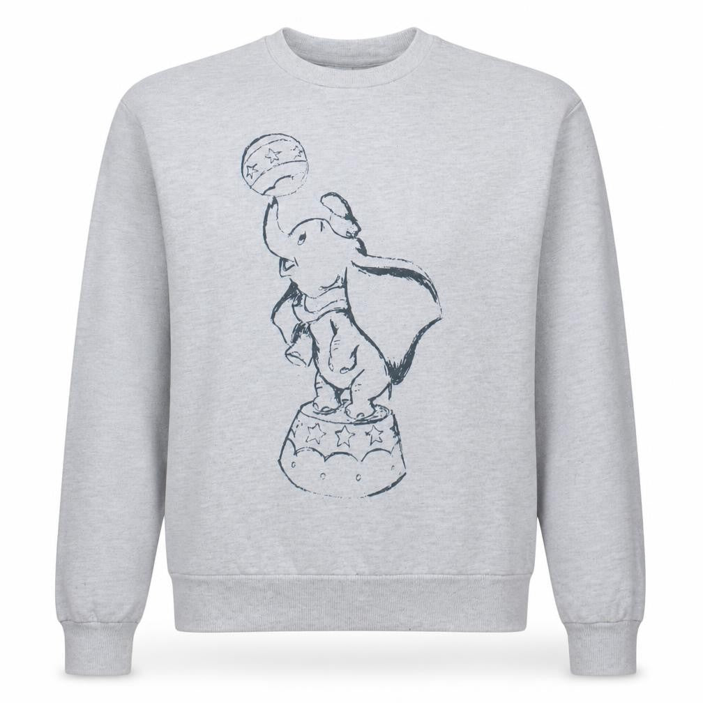 Womens UK Size 2XS Disney Grey Pullover Sweatshirt