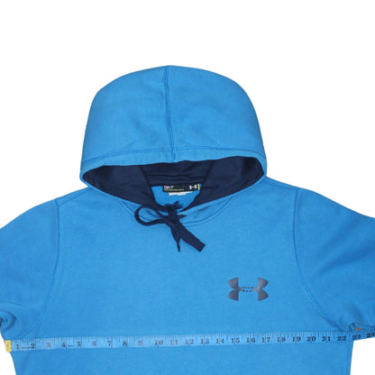 Mens UK Size S Under armour Blue Pullover Hoodie