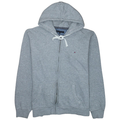Mens UK Size XL Tommy Hilfiger Grey Full Zip Hoodie