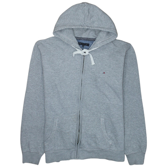 Mens UK Size XL Tommy Hilfiger Grey Full Zip Hoodie