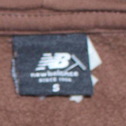 Mens UK Size S New Balance Brown Pullover Hoodie