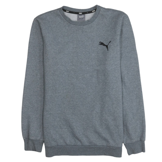 Mens UK Size S PUMA Grey Pullover Sweatshirt