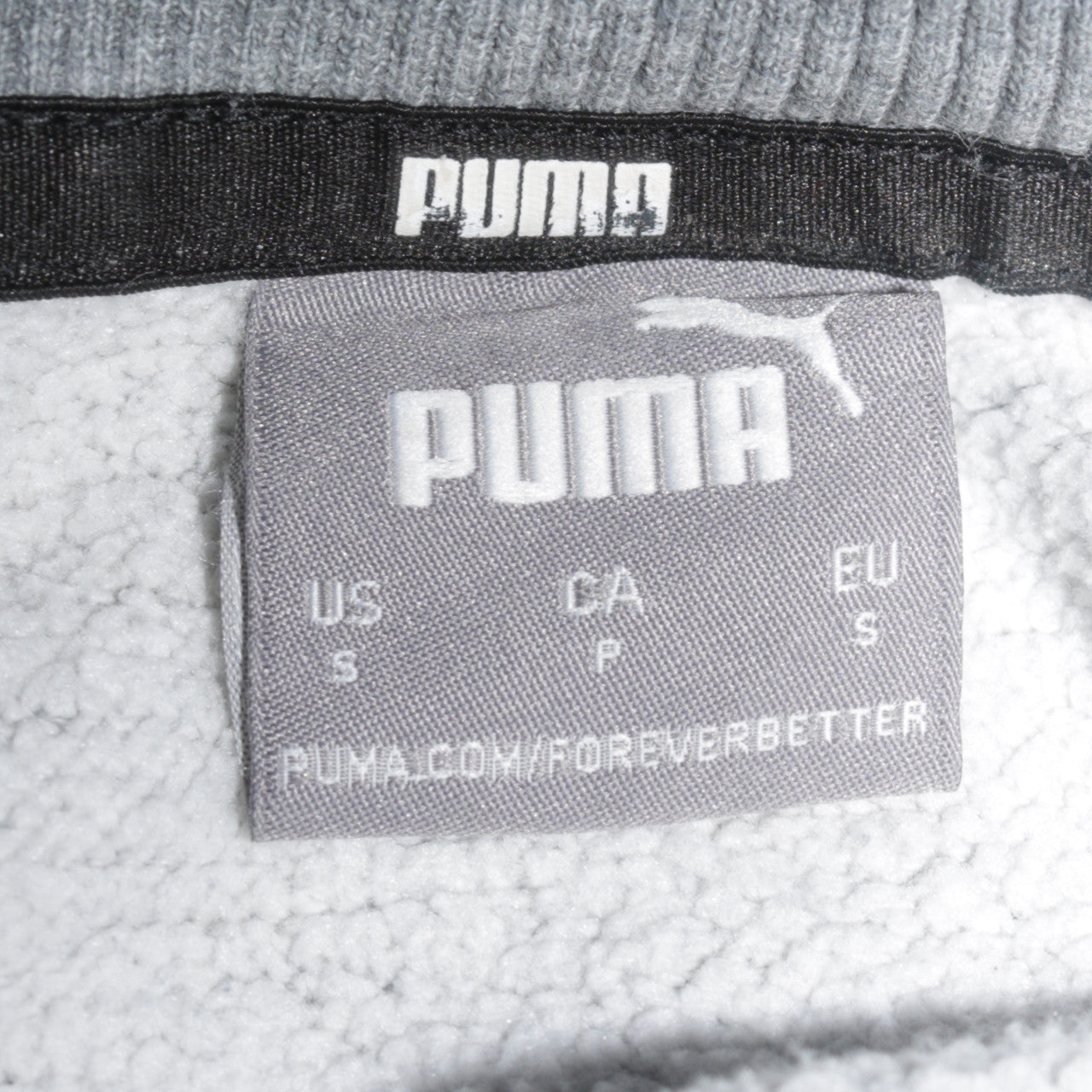 Mens UK Size S PUMA Grey Pullover Sweatshirt