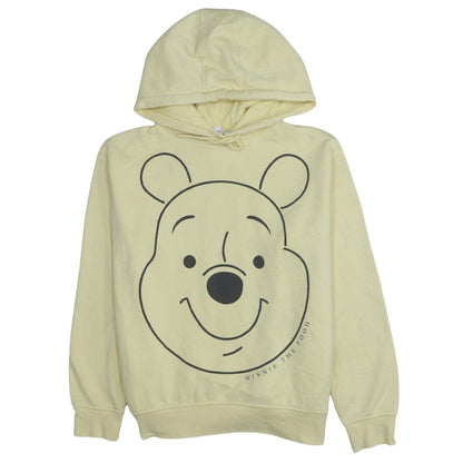 Womens UK Size S Disney Yellow Pullover Hoodie