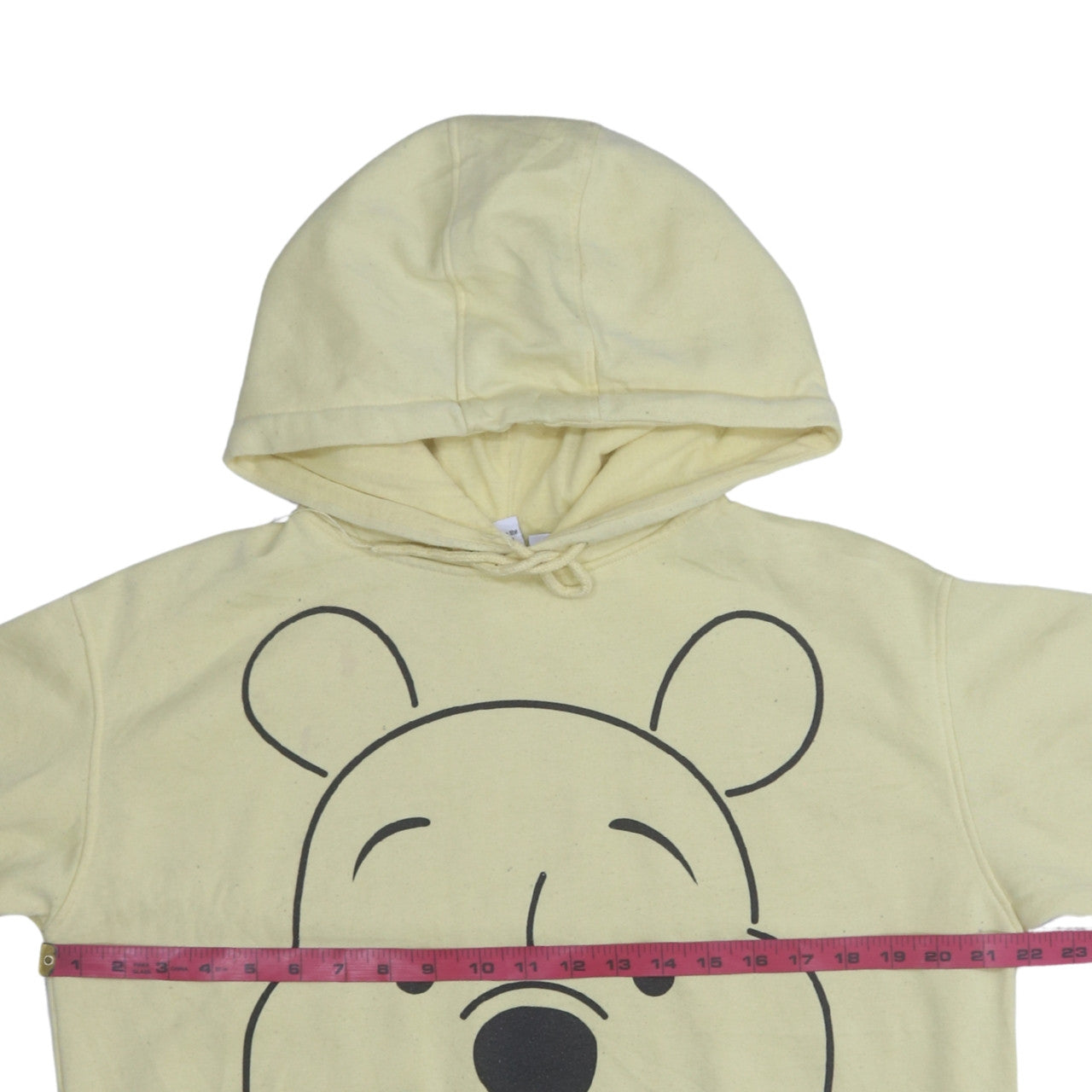 Womens UK Size S Disney Yellow Pullover Hoodie