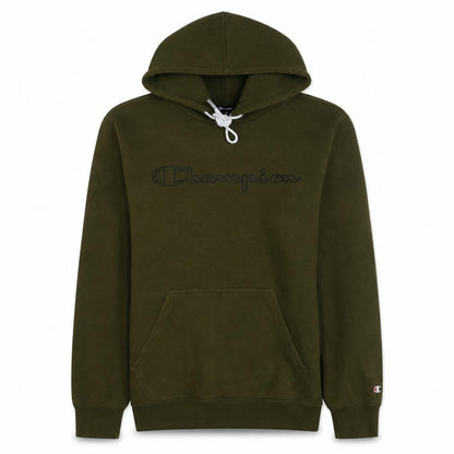 Mens UK Size L Champion Green Pullover Hoodie