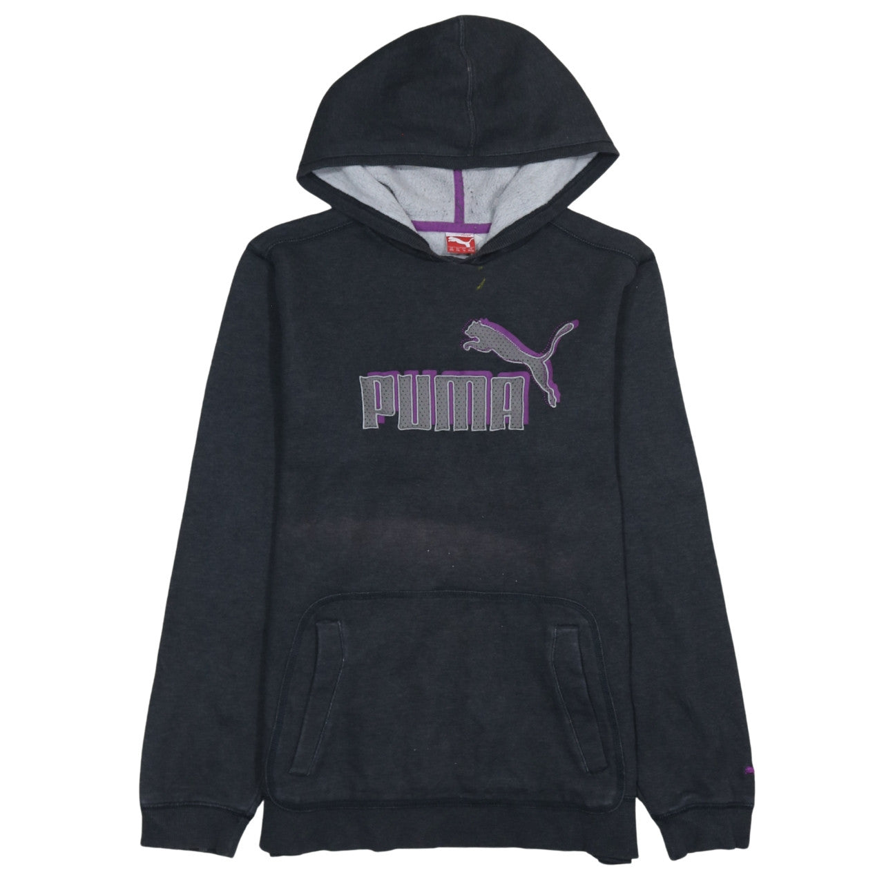 Womens UK Size 16 PUMA Black Pullover Hoodie