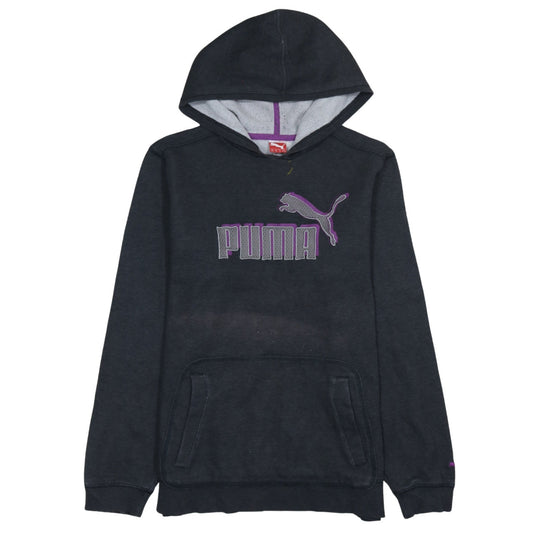 Womens UK Size 16 PUMA Black Pullover Hoodie