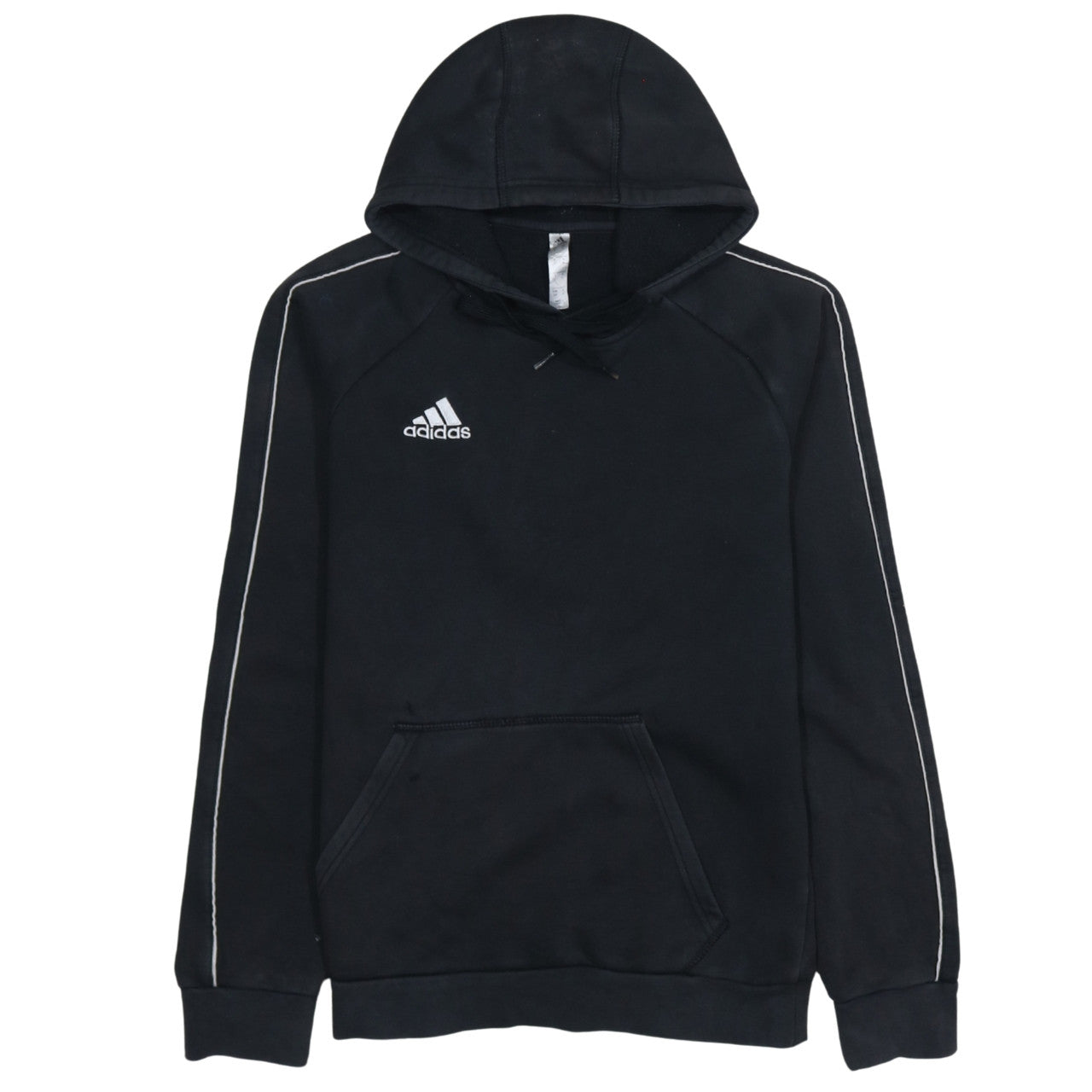Mens UK Size S adidas Black Pullover Hoodie