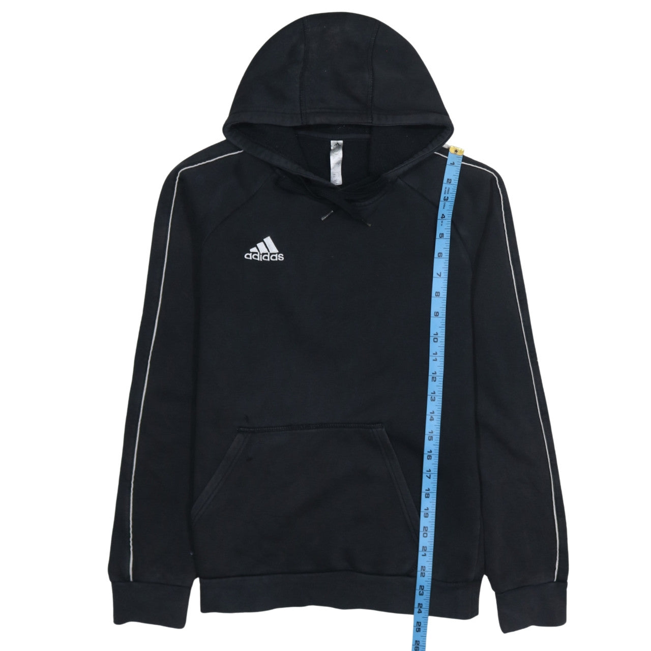 Mens UK Size S adidas Black Pullover Hoodie